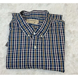 Duluth Trading Wrinkle Fighter LongSleeve Relaxed Fit Button Down Xl Men’s Shirt